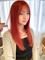 アールサロン アネックス 名駅(Rr SALON ANNEX) ワンブリーチで可能なブラッドオレンジ★