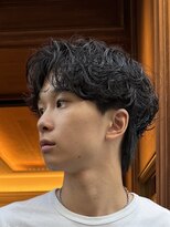 トッド(tod)&nbsp;ビジネスマン色気ヘアニュアンスパーマフェザーパーマメンズヘア