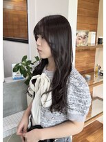 イロプラスソイ(iro + soi)&nbsp;ゆる巻きロング×グレージュカラー！　iro+soiオオミダ！