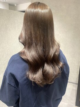 ラミエバイメルト 下北沢(lamie by melt) 花田ココアベージュオリーブグレー小顔ブリーチなしカラー下北沢