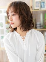 カバーヘア ブリス 北浦和(COVER HAIR bliss)&nbsp;斜めバングドライパーマひし形抜け感ボブディc8北浦和20代30代