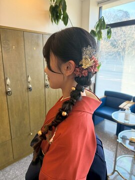 ビーグレイス シモエド店 袴ヘアアレンジ