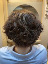 アンズヘアー レディースショートパーマ