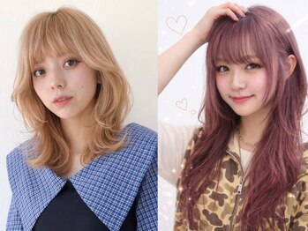 ポイントファイブバイソレイユ 小松店.5 by SOLEIL)の写真/【学割U24】予約急増中！色落ちまで可愛い◎透明感ブリーチ+韓国ヘアで無敵の私