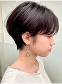 八幡山レイヤーカット韓国ダブルカラー顔周り前髪カットボブ