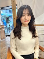 ミモザワークス ヘアアレンジ 韓国レイヤーカット
