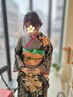 【初掲載記念】(平日15時~19時)振袖着付+ヘアセット¥8,800→¥7,700