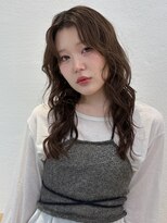 フィルムス ヨコハマ プラス(FILMS 横浜 +) デジタルパーマ/ミディアムレイヤー/韓国巻き風/顔周りカット