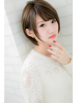 ローマ ギンザ(ROMA Ginza) 『ROMA』グレージュスポンテニアススッキリ小顔ショート