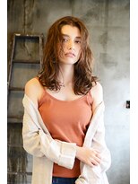 アース 沖縄新都心店(HAIR&MAKE EARTH)&nbsp;束感ウェットなロングウェーブ【EARTH新都心店】