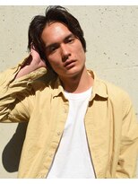 ナチュラルニュアンスパーマ <ワイルドアップバング スタイル>
