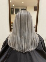 リンドヘアー(Lindo hair)&nbsp;ホワイトシルバー×エアタッチ
