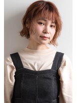 リジョイスヘア(REJOICE hair)&nbsp;【REJOICE hair】ボブ×オレンジブラウン