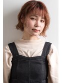 【REJOICE hair】ボブ×オレンジブラウン