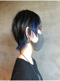 個性あふれるショートウルフ