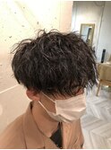 『Shoya』ツイスパ×ウェットヘア×刈り上げショート