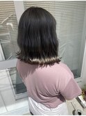 【 赤みを抑える!オリーブたっぷりのグレージュカラー 】