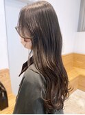 オリーブグレー_レイヤーロンググレーベージュ_ba364571