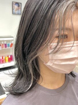 テテ(TETE) フェイスフレーミング/グレー/グレージュ/ケアブリーチ