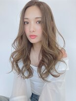 ルービック 和歌山(Rubik's)&nbsp;小顔カットニュアンスカール/透明感ベージュ