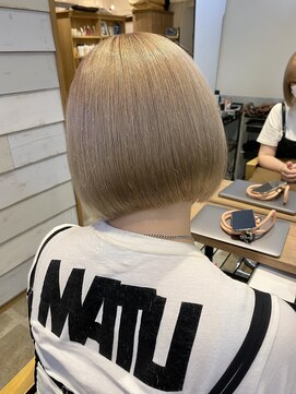 ラボヌールヘアーレーヴ 池袋店(La Bonheur hair reve) ハイトーンボブ♪