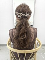リル(re'll) 《花屋併設》アップアレンジ/シアーグレージュ/カール◎20代30代
