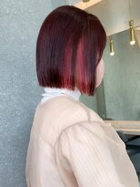 ロンド 表参道店(Lond)&nbsp;Lond表参道【伊杏】春インナーカラーはピンクで決まり！ ボブ