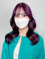 アイティーバイアルバム 下北沢店(IT by ALBUM)&nbsp;ディープパープル_大人ガーリーチョコレートプリカール_ba412141