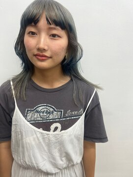 フィルム(FiLMs) 個性派ウルフ/アッシュグリーンベージュ