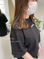 ジーナエス 札幌(Zina S)&nbsp;髪質改善＊ナチュラルイヤリングカラー＊美髪【Zina S 札幌】