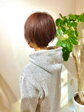 ヘアサロン セロ(Hair Salon SERO) 【セロ姫路】シンプルショート/ベリーブラウン