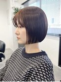 ボブ/髪質改善/グレージュ/イルミナカラー/池袋/田尻