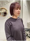 ボルドーカラー× bob/osumi