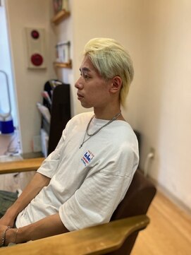 グランバイ アトリエドングリ(Grand × AtlierDonguri) お客様髪質改善データ1454（ホワイトベージュ）