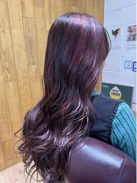 チアー ヘアリラクゼーション(cheer HAIRRELAXATION) ピンクハイライトカラー