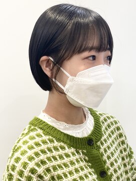 モリオフロムロンドン 松戸店(Morio from London) 【モリオ松戸　石山】コンパクトミニボブ黒髪ボブ20代30代