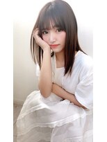 シェリー 仙台(Cherie)&nbsp;大人可愛い小顔ジャギーボブ似合わせオリーブベージュボブ