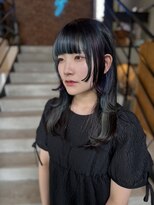 if&nbsp;インナーカラー/デザインカラー/姫カット/ステップカット