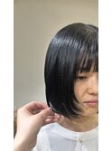 顔周りレイヤーボブ