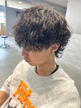 メンズ リコ(MEN'S RICO) 波巻きスパイラル波巻きウルフ波巻きパーマウルフカット【大和】
