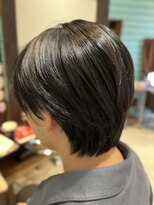カシータヘアリゾート 熱田千年店(Casita Hair Resort)&nbsp;ダークアッシュ×ハンサムショート