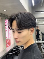 ニコ トウキョウ ロジック(nico TOKYO Logic)&nbsp;センターパートニュアンスパーマフェザーパーマ