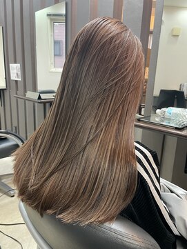 ワンレンロング