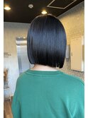 収まり◎切りっぱなしボブ！