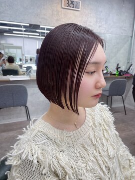 リミットバイアフィナー 大宮店(limit by Afinar) 切りっぱなしボブ/タッセルボブ/ヘイリーボブ/ワインレッド