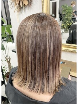 エース 春日部店(A) 白髪ぼかしハイライト