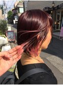 ワインレッドとインナーブリーチ