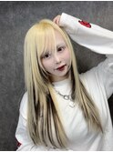 【NAKAJI】ブロンド×デザインカラー