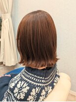 ヘアアトリエ ナイン(hair atelier nine)&nbsp;イメチェン/ピンクベージュ/アンブレラカラー/前髪/福島市