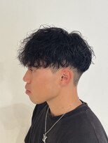 ニアウ 伊勢崎連取店(Niau)&nbsp;MEN’S HAIR/サーフカール/刈り上げセンターパート/伊勢崎